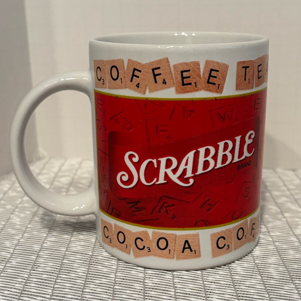 Scrabble Ceramic Coffee Cup / Mug by Sherwood Brands